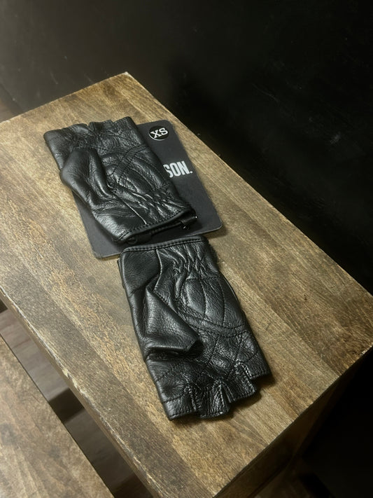 HARLEY DAVIDSON Fingerless Riding Leather , YOUTH