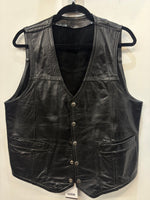 DR LEATHER  Leather VEST, LRG