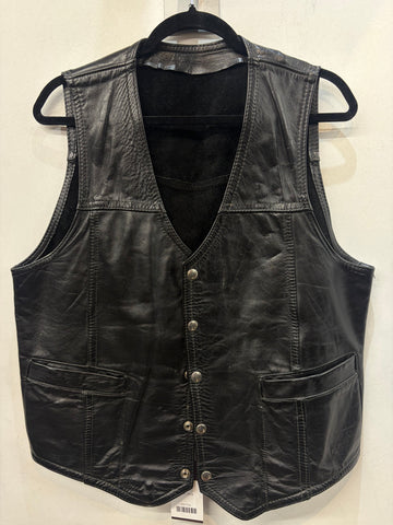 DR LEATHER  Leather VEST, LRG