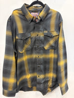 DIXXON Longsleeve Button Up Textile SHIRT, XXL