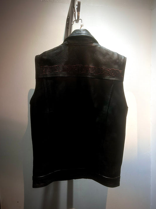 HARLEY DAVIDSON Riding Leather VEST, SM