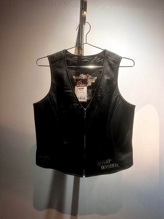 HARLEY DAVIDSON Fashion Leather VEST, MED