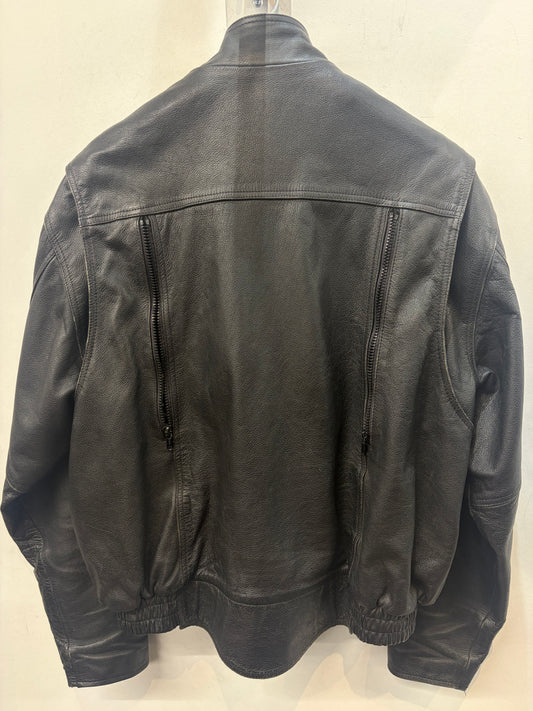 UNBRANDED Bomber Leather JACKET, LRG