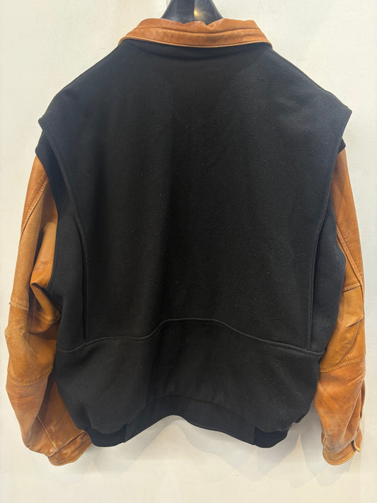 CANADA SPORTSWEAR Vintage Varsity Leather JACKET, XL