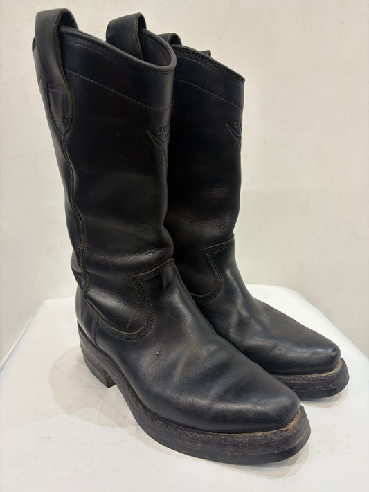 DAYTON Black Beauty Leather FOOTWEAR, 41
