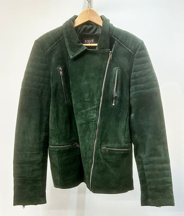 ZAIDI Fashion Moto Suede JACKET, LRG