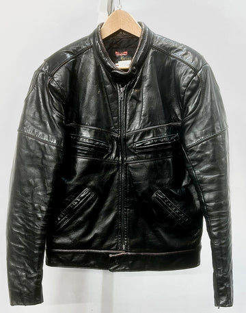 BRISTOL Vintage Cafe Racer Leather JACKET, MED