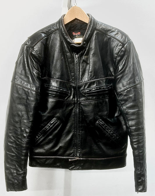 BRISTOL Vintage Cafe Racer Leather JACKET, MED