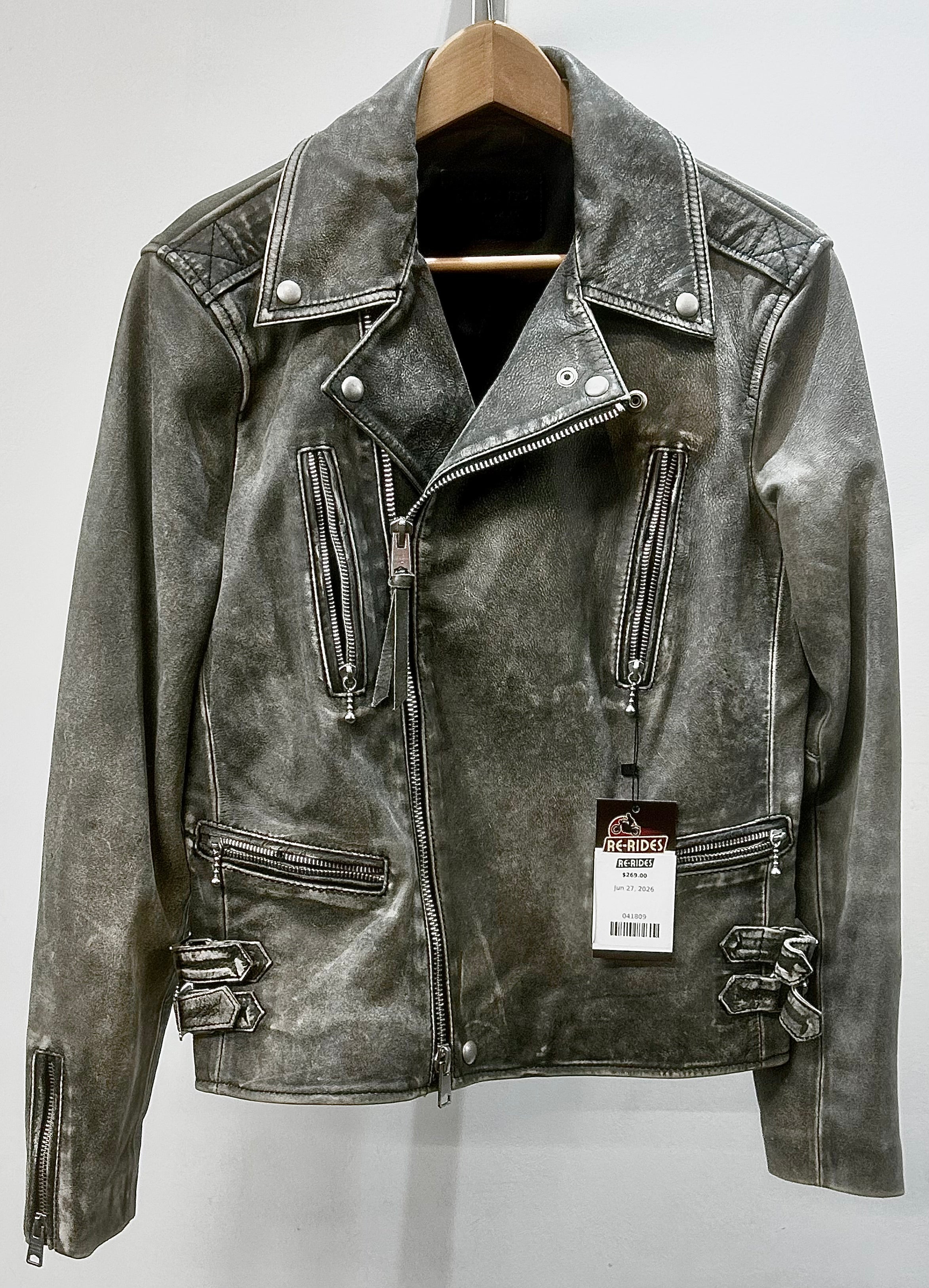 ALL SAINTS Fashion Moto Leather JACKET, XS – Re-Rides Moto Gear