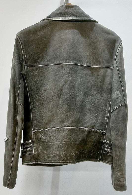 ALL SAINTS Fashion Moto Leather JACKET, XS