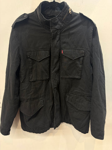 LEVI'S Sherpa-Lined Textile JACKET, MED