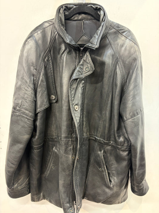 Maquette Short Trench Leather JACKET, MED