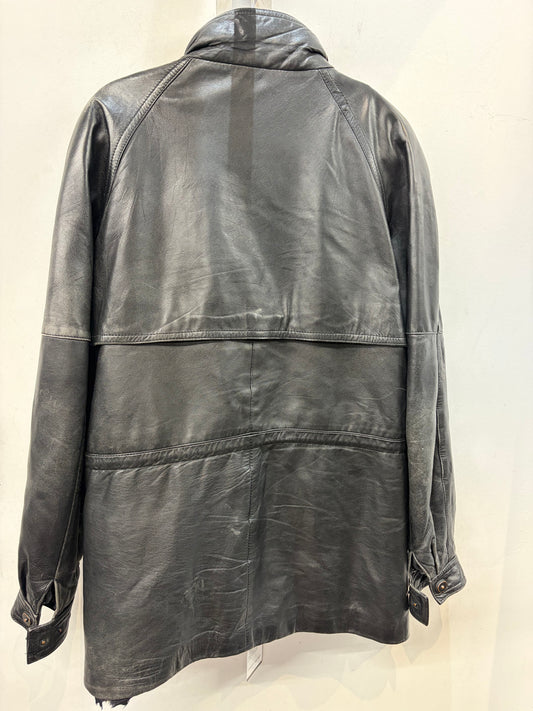 Maquette Short Trench Leather JACKET, MED