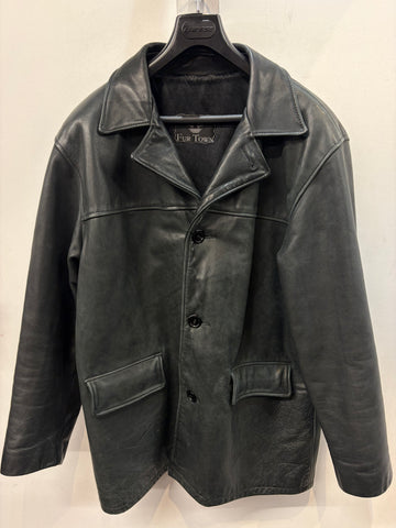 Fur Town Short Trench Leather JACKET, LRG