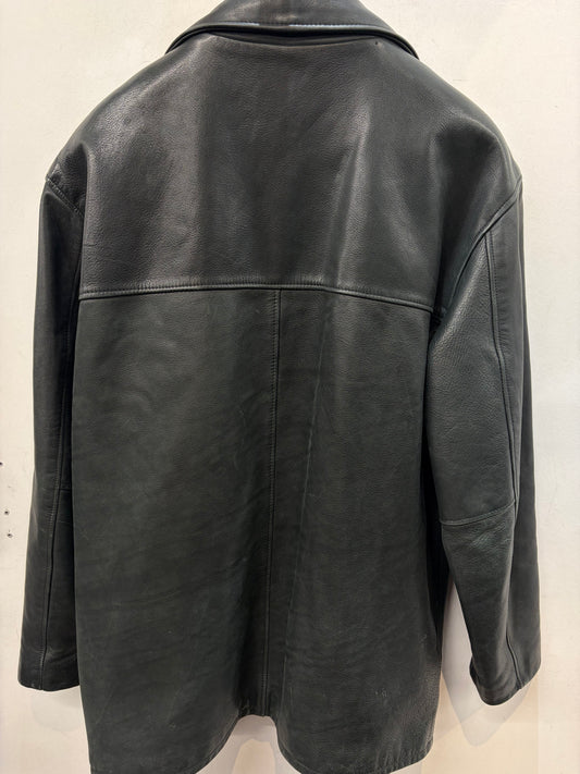 Fur Town Short Trench Leather JACKET, LRG