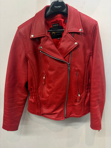 XELEMENT Biker Classic Leather JACKET, XXL