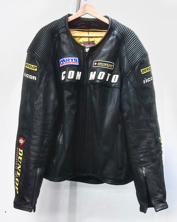 ICON Automag Dunlop Leather JACKET, 3XL