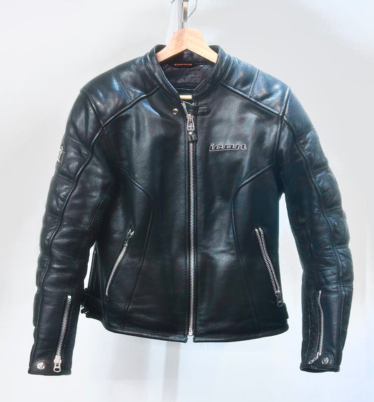 ICON Tuscadero Leather JACKET, MED