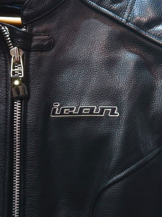 ICON Tuscadero Leather JACKET, MED