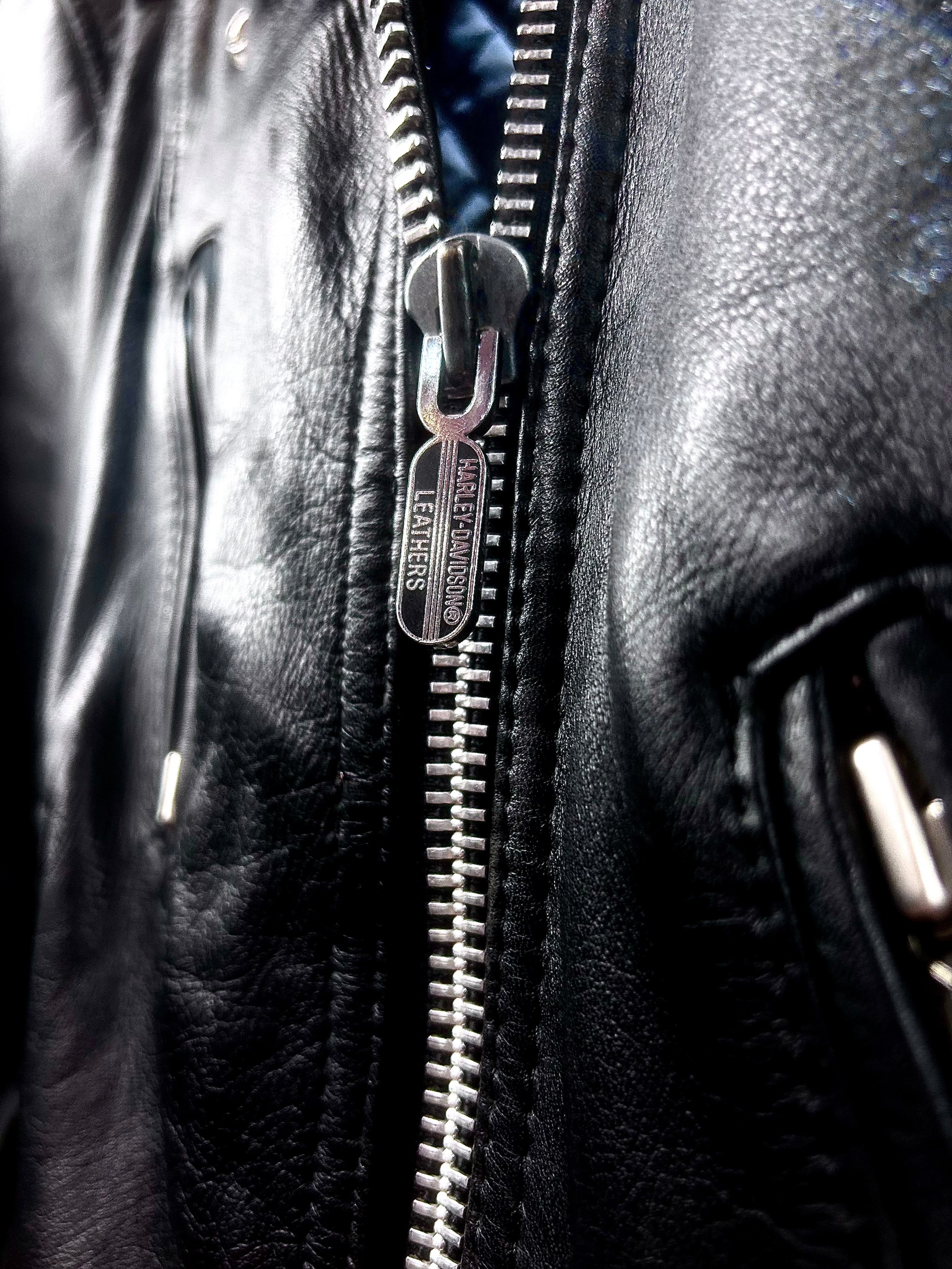 HARLEY DAVIDSON Classic Leather JACKET, XS – Re-Rides Moto Gear