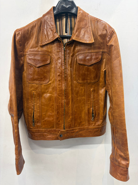 CUSTOM Fashion Leather JACKET, SM