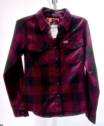 DIXXON Longsleeve Button Up Textile SHIRT, SM
