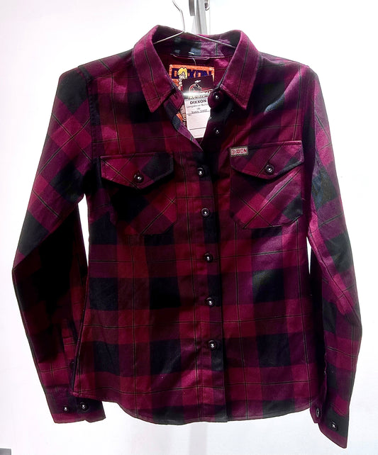 DIXXON Longsleeve Button Up Textile SHIRT, SM