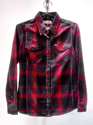 DIXXON Longsleeve Button Up Textile SHIRT, SM