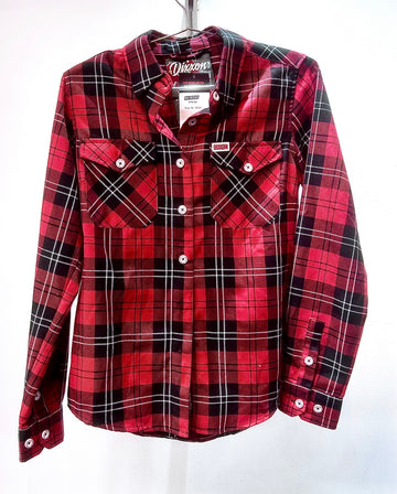 DIXXON Longsleeve Button Up Textile SHIRT, SM