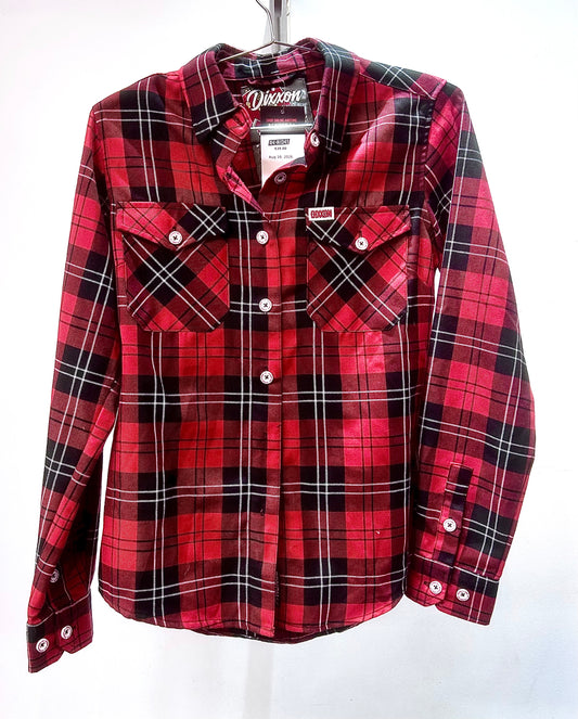 DIXXON Longsleeve Button Up Textile SHIRT, SM