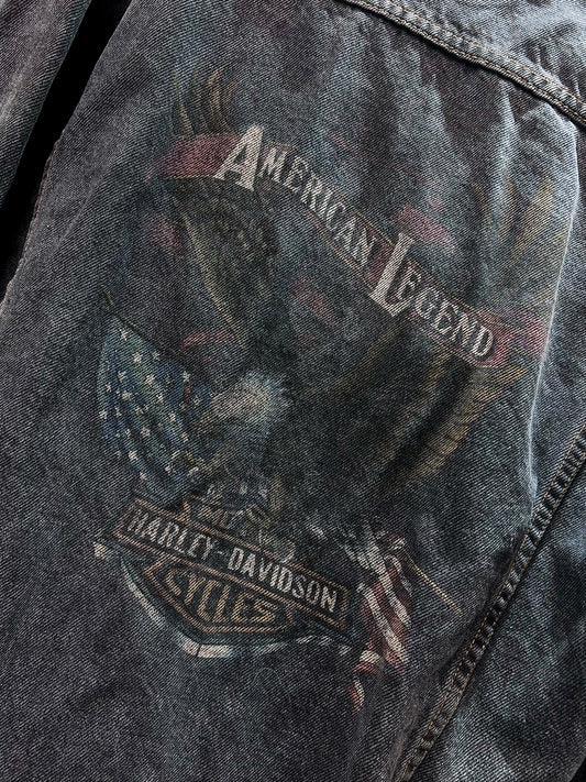 HARLEY DAVIDSON Denim Denim JACKET, LRG