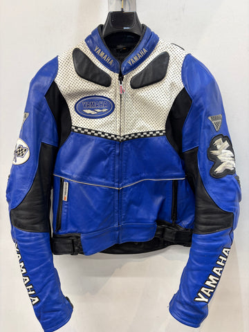 YAMAHA Two Piece Perforated Leather RACE SUIT, SM