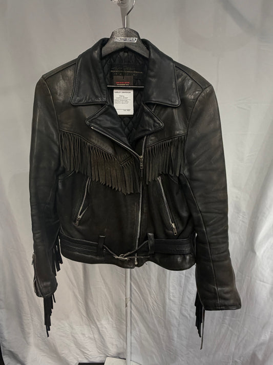 HARLEY DAVIDSON Riding Leather JACKET, MED