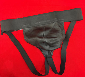 MACK'S LEATHERS Elastic waist thong Leather FETISH, MED