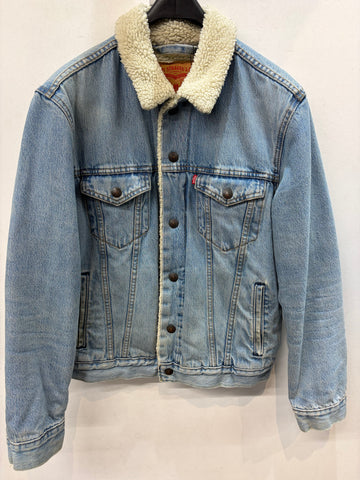 LEVI'S Sherpa-Lined Denim JACKET, SM
