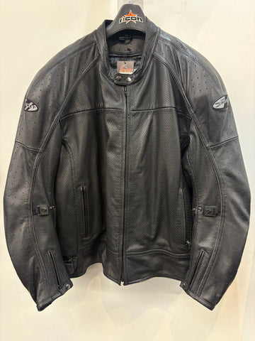JOE ROCKET Cafe Racer Perforated Leather JACKET, 5XL