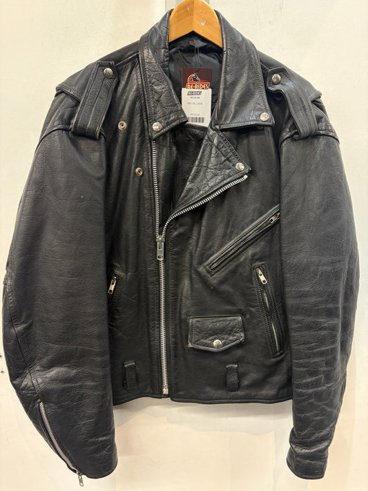 UNBRANDED Biker Classic Leather JACKET, XL