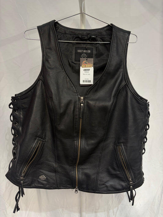 HARLEY DAVIDSON Riding Leather VEST, 2XL