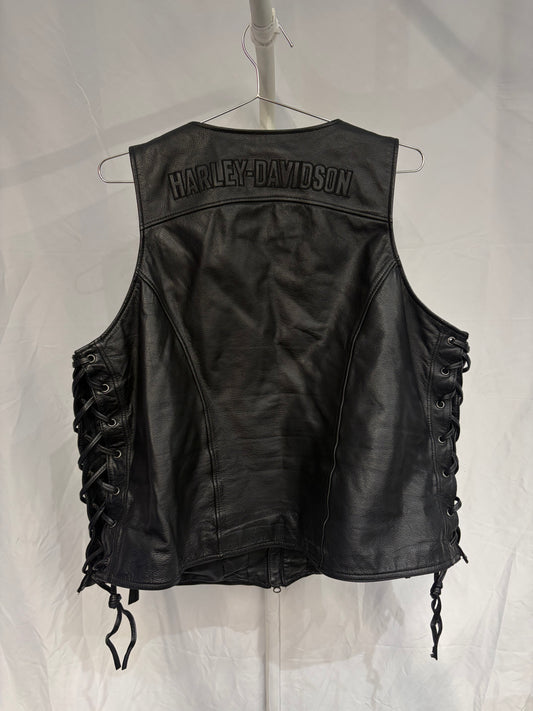 HARLEY DAVIDSON Riding Leather VEST, 2XL