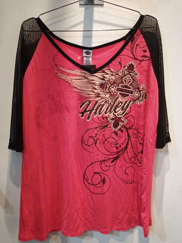 HARLEY DAVIDSON T Shirt Textile SHIRT, 2XL