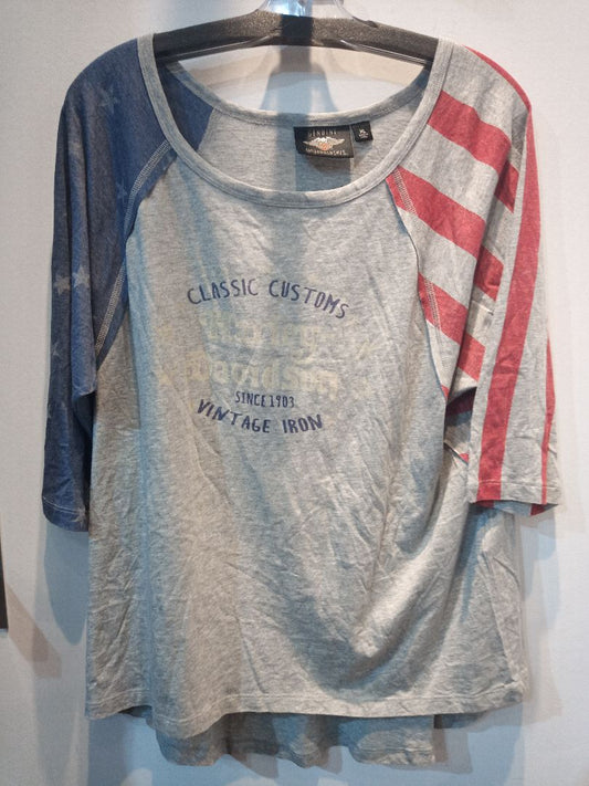 HARLEY DAVIDSON T Shirt Textile SHIRT, XL