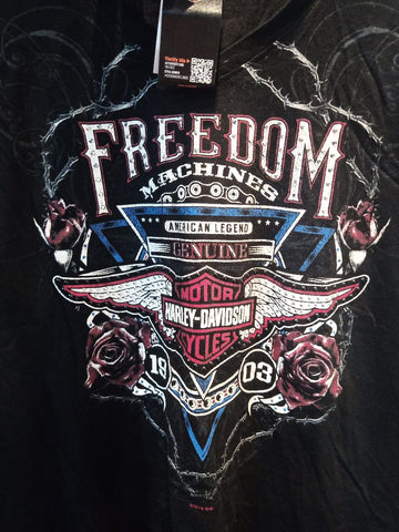 HARLEY DAVIDSON T Shirt Textile SHIRT, 2XL