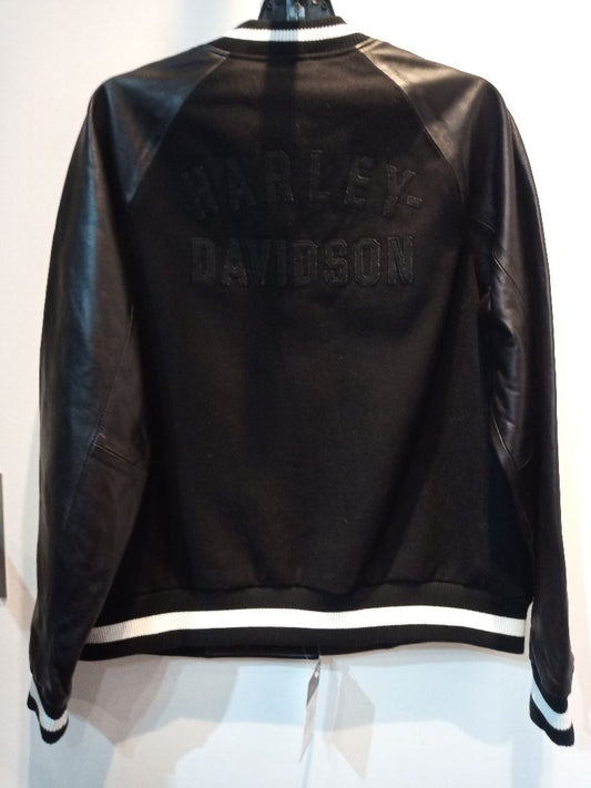HARLEY DAVIDSON Varsity Mixed Material JACKET, XL