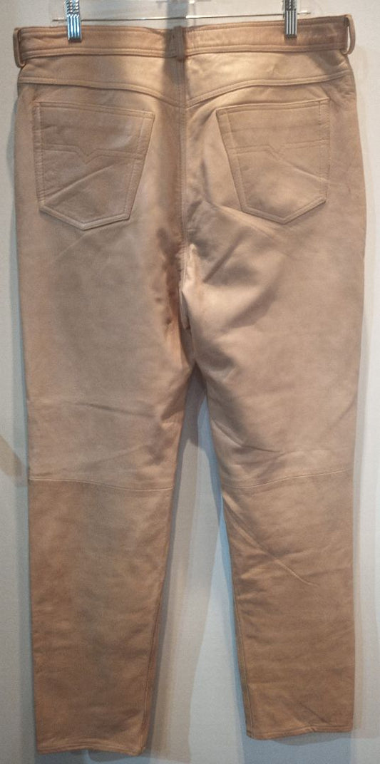 UNBRANDED 5 Pocket Jean Leather PANTS, 34