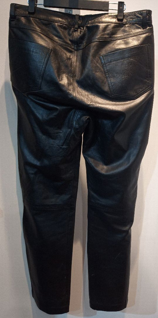 UNBRANDED 5 Pocket Jean Leather PANTS, 36