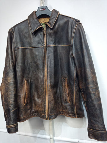 EDDIE BAUER Fashion Leather JACKET, MED