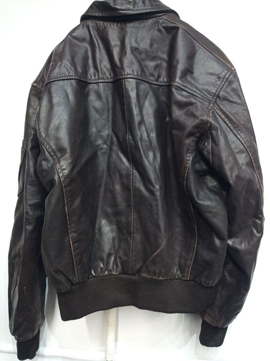 ZAHRA Bomber Leather JACKET, LRG