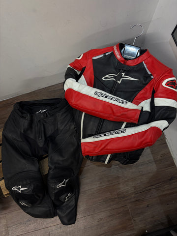 ALPINESTARS 2 Piece Leather db5085ff-1a4a-4b18-9169-a0a89bc819f9, 40