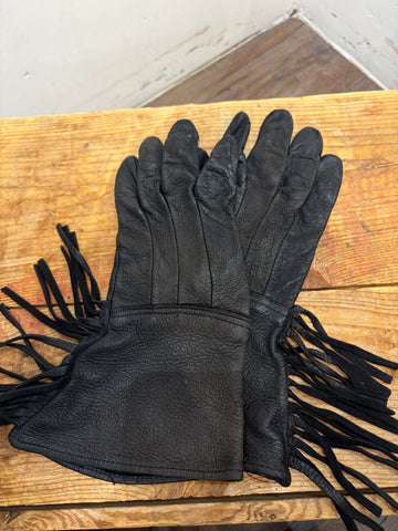 CUSTOM Vintage Fring Riding Leather GLOVES, MED