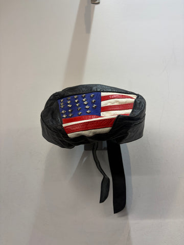 UNBRANDED Skull Cap Leather HAT
